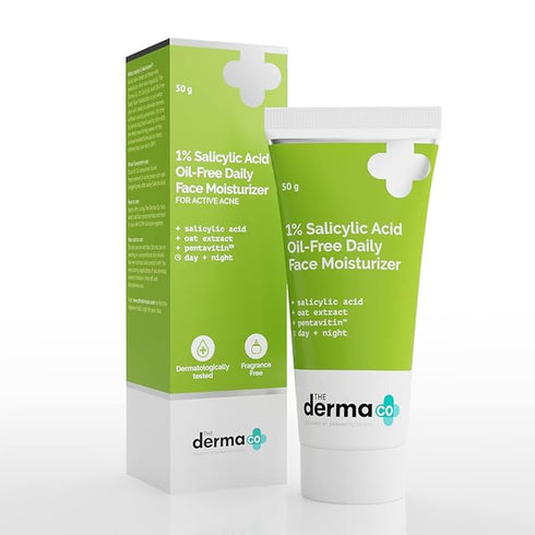 The Derma co 1% Salicylic Acid OilFree Moisturizer For Face with Oat Extract